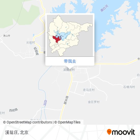 溪翁庄地图