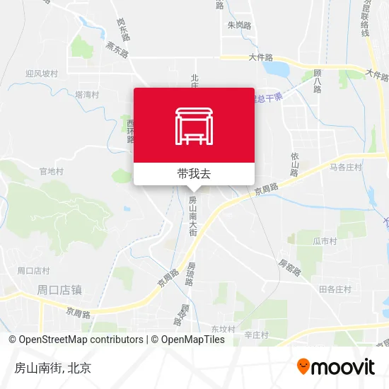 房山南街地图