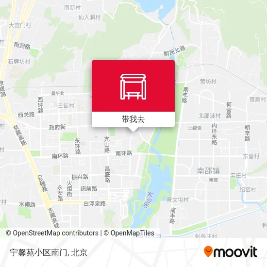 宁馨苑小区南门地图