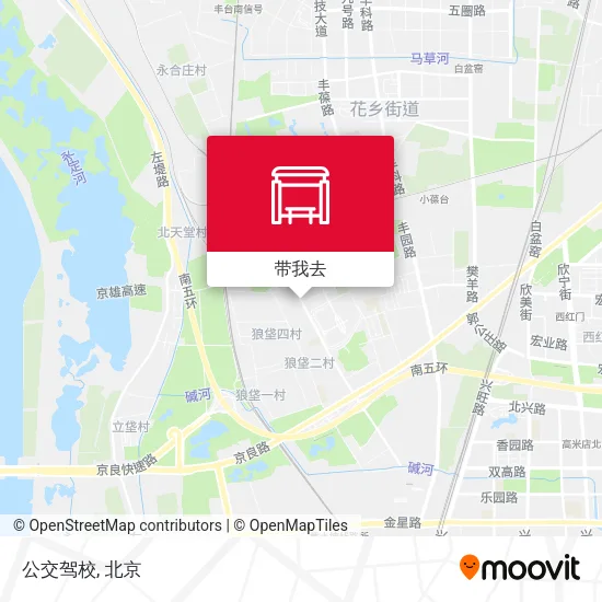 公交驾校地图