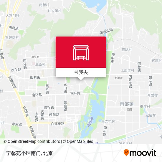 宁馨苑小区南门地图