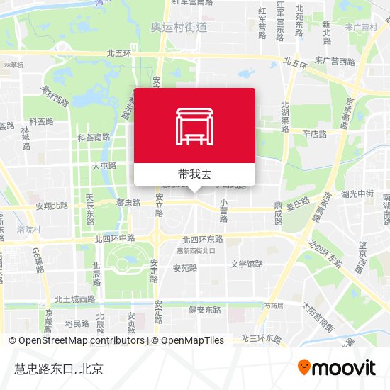 慧忠路东口地图