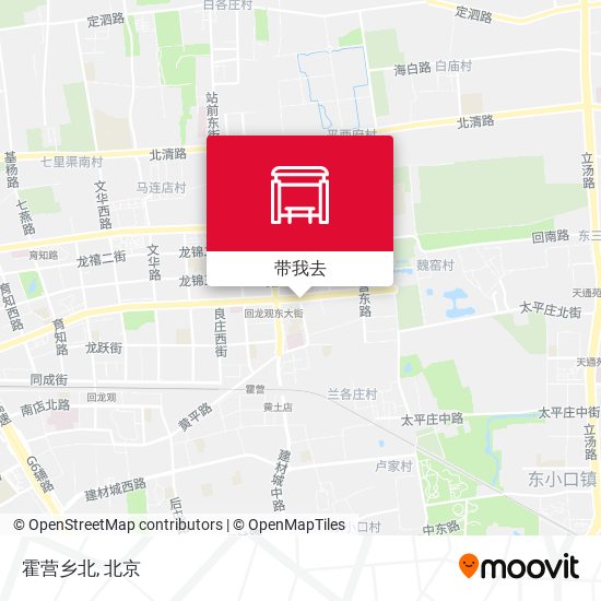 霍营乡北地图