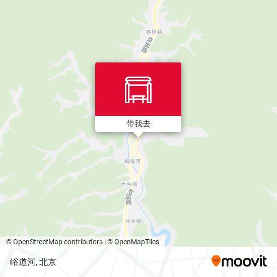 峪道河地图