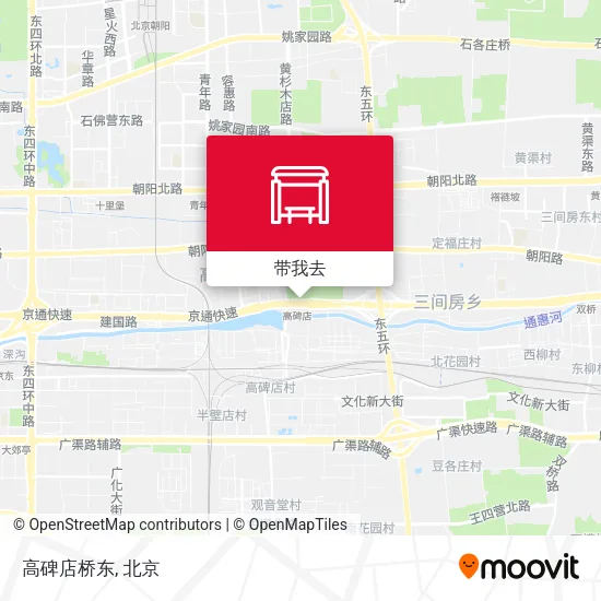 高碑店桥东地图