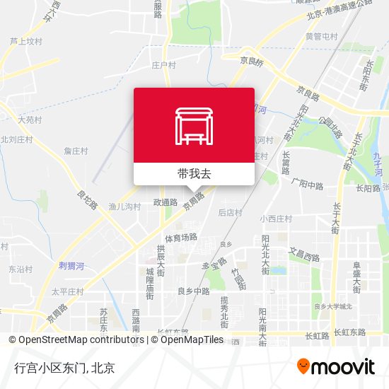 行宫小区东门地图