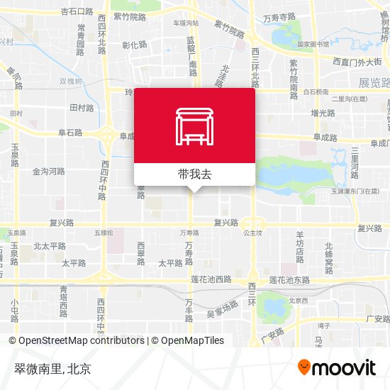 翠微南里地图