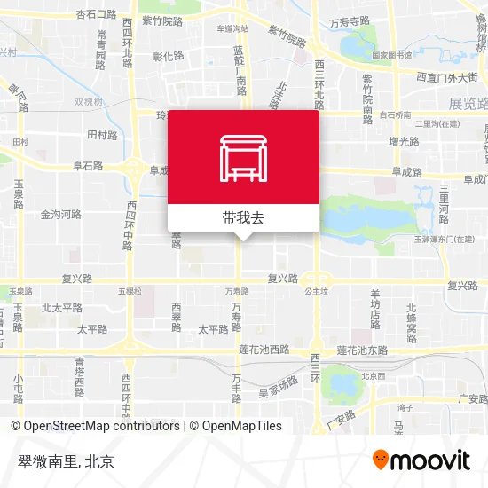 翠微南里地图