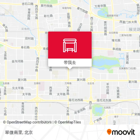 翠微南里地图