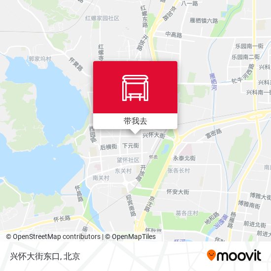 兴怀大街东口地图
