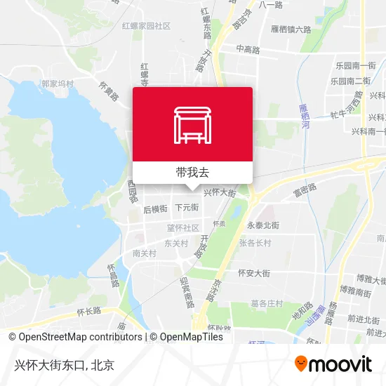兴怀大街东口地图
