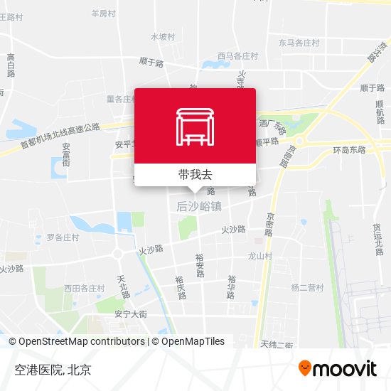 空港医院地图