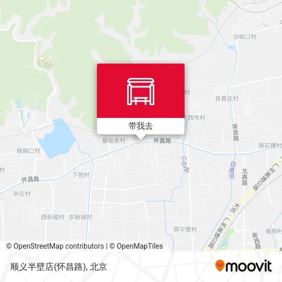顺义半壁店(怀昌路)地图