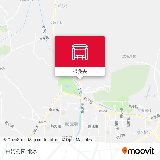 白河公园地图