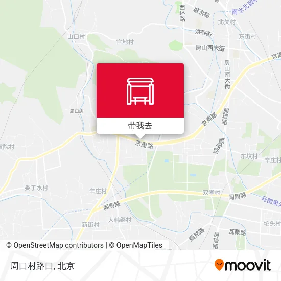 周口村路口地图