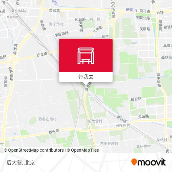 后大营地图