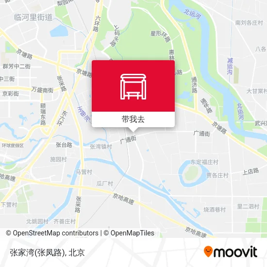 张家湾(张凤路)地图