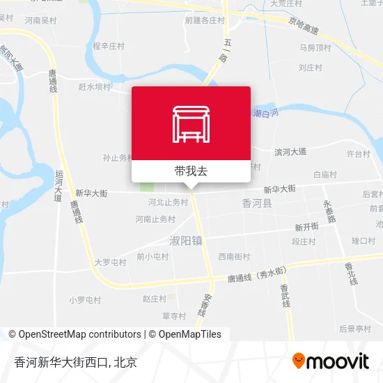 香河新华大街西口地图