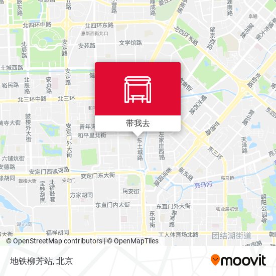 地铁柳芳站地图