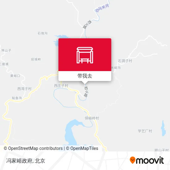 冯家峪政府地图