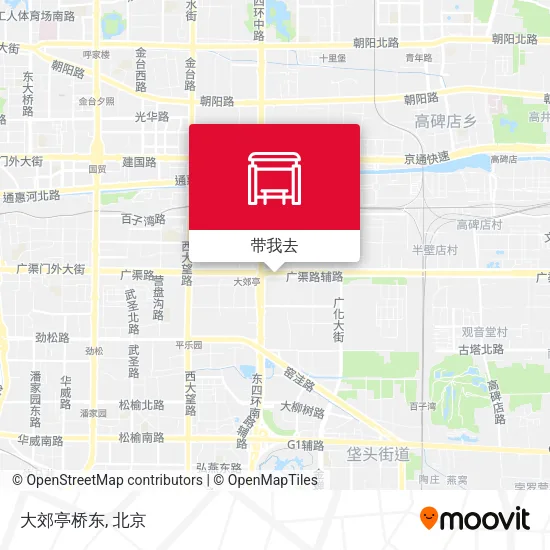 大郊亭桥东地图
