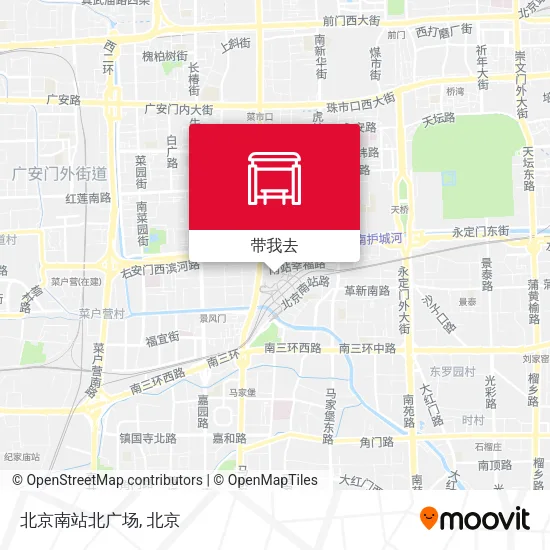 北京南站北广场地图