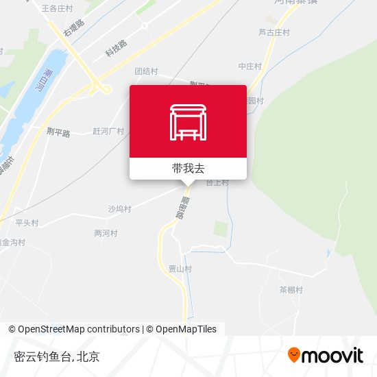 密云钓鱼台地图