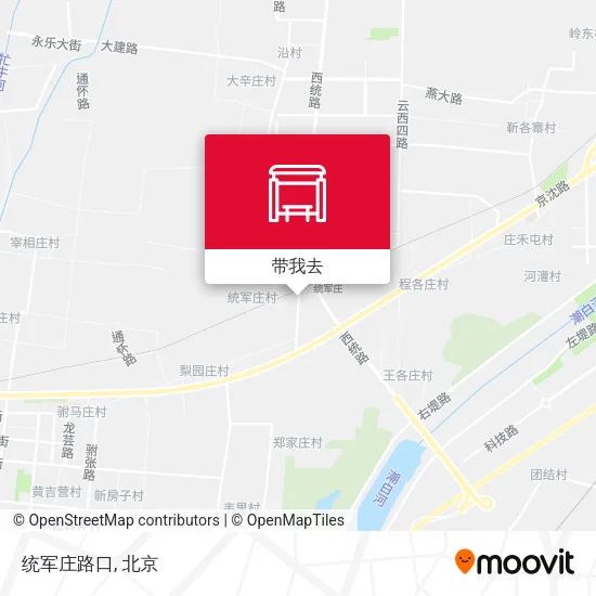 统军庄路口地图