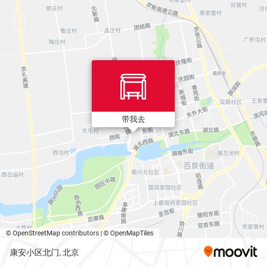 康安小区北门地图
