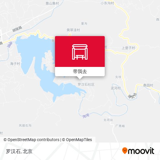 罗汉石地图