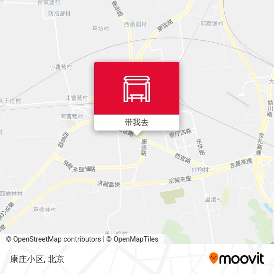 康庄小区地图