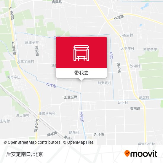 后安定南口地图