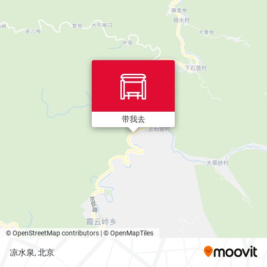 凉水泉地图