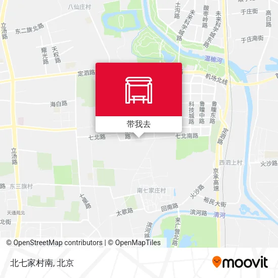 北七家村南地图