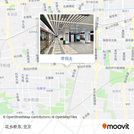 花乡桥东地图