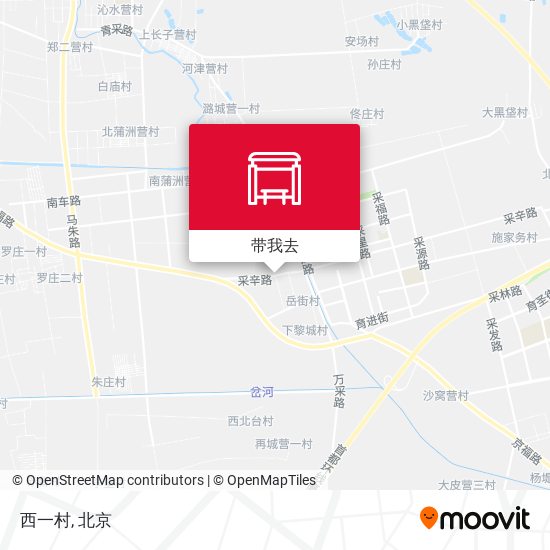 西一村地图