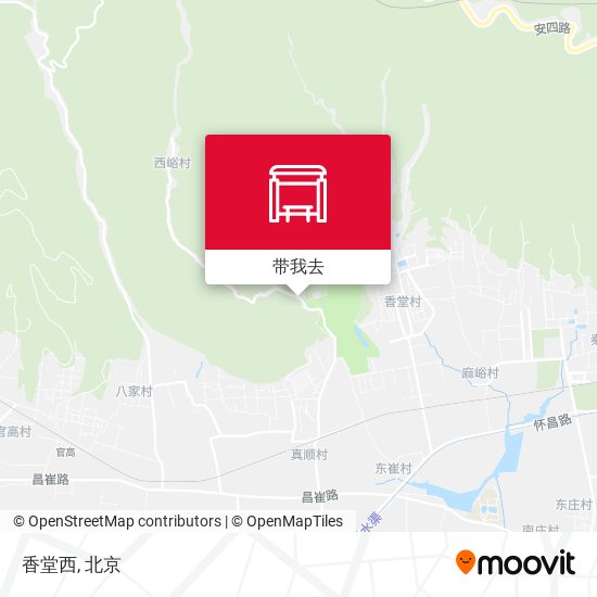 香堂西地图