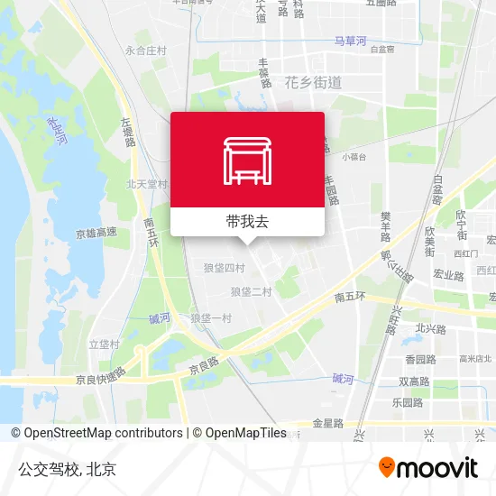 公交驾校地图