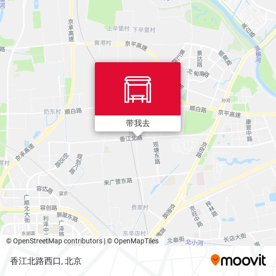 香江北路西口地图