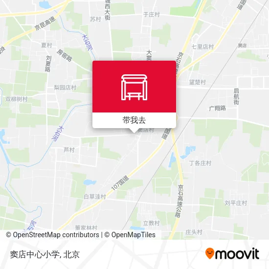 窦店中心小学地图