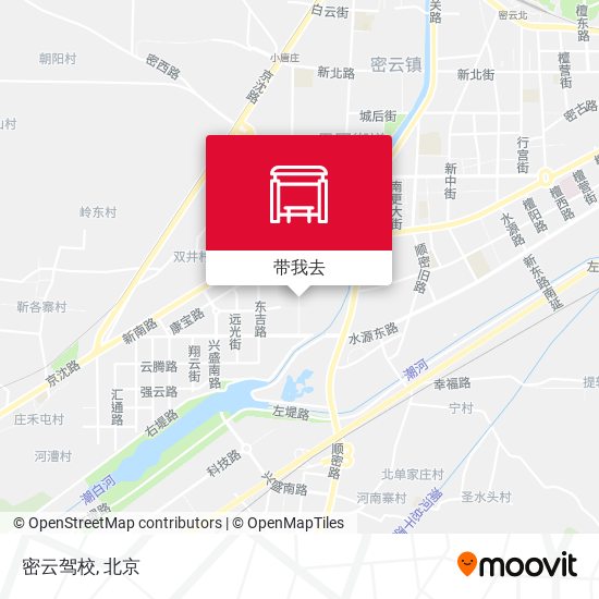 密云驾校地图