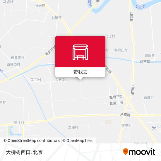 大柳树西口地图