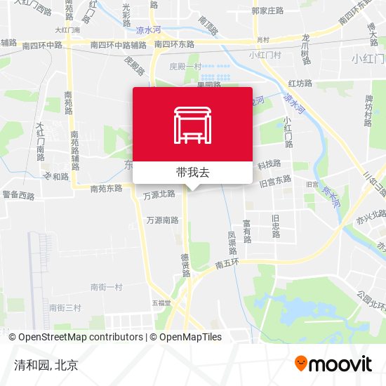 清和园地图
