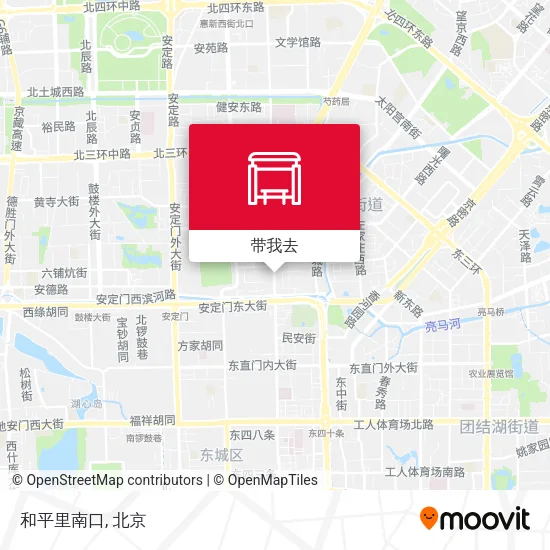 和平里南口地图