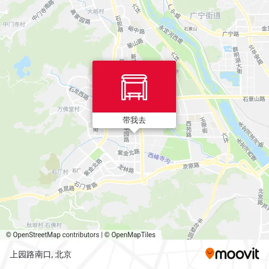 上园路南口地图