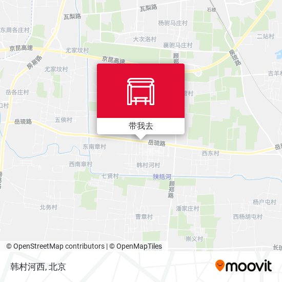 韩村河西地图