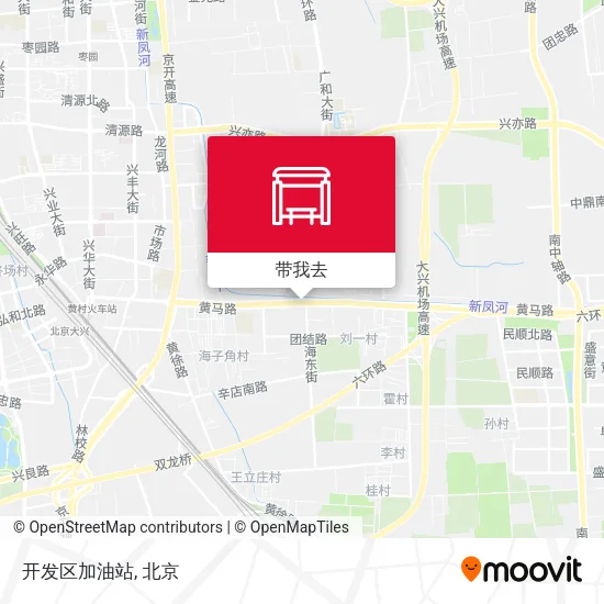 开发区加油站地图
