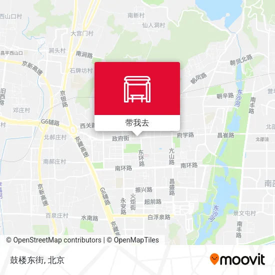 鼓楼东街地图