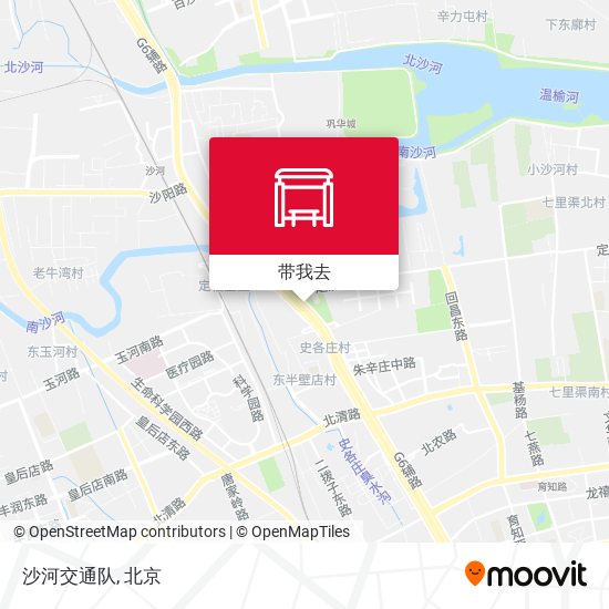 沙河交通队地图