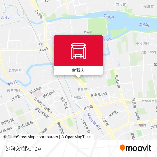 沙河交通队地图